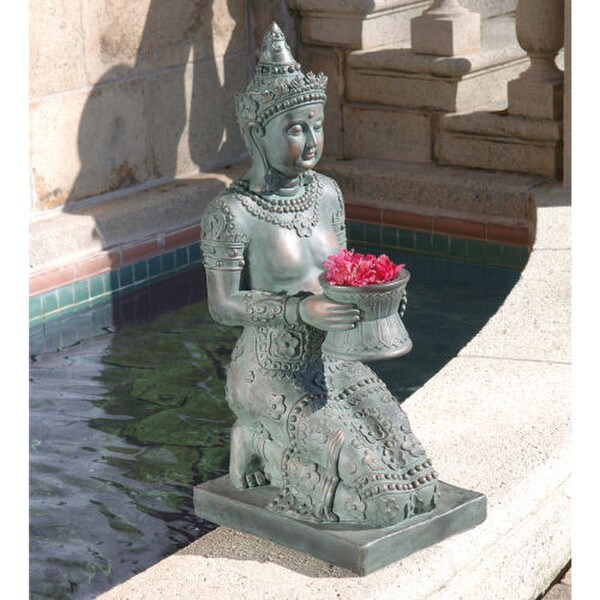 Thai Princess Garden Sculpture Asian Decor Buddha